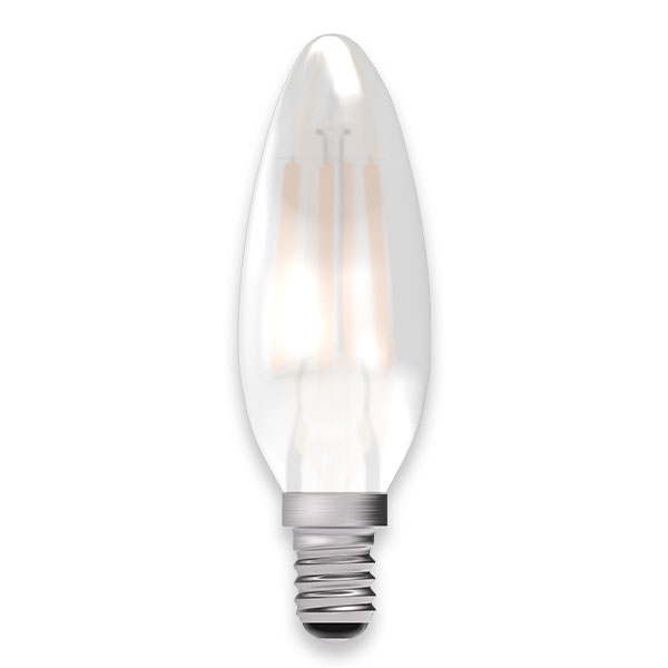 05315 - LED 4W Dimmable Satin Filament Candle - SES - 2700K 